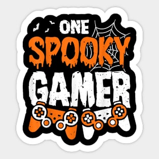 One Spooky Gamer Sticker
